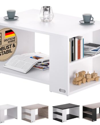 Sofabord Santa Cruz Hvid 90x59x47cm