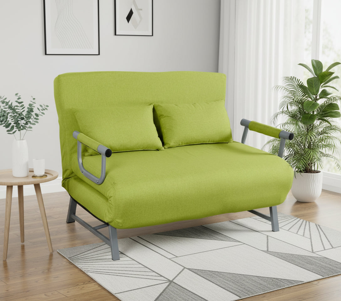 Sofaseng Til Studieboligen Eller Gæsteværelset  Sofamål Ca     95      127      78 Cm  Grøn