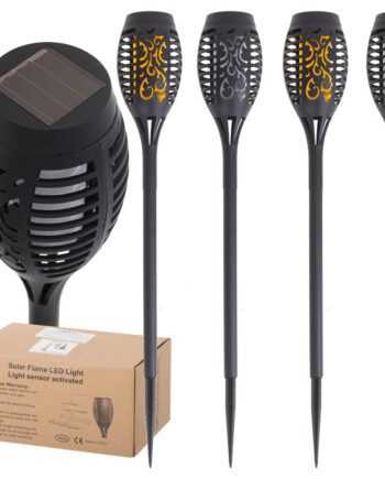 Solcelledrevne Havelygter 12 Led   Stk
