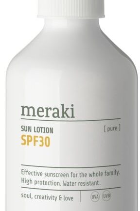 Solcreme Meraki Pure Spf 30  Parfumefri  Svanemærket Vegan Solbeskyttelse