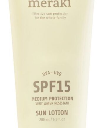Solcreme Meraki Spf 15 Solbeskyttelse 200 Ml Elfenben   Asthma Allergy Nordic   Nordic Swan Ecolabel