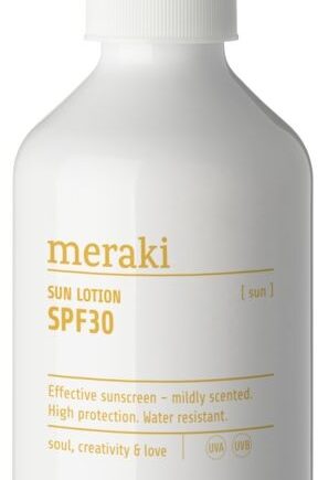 Solcreme Spf 30 Meraki Mildly Scented Sun Lotion   Vegansk  -vitamin   Mild Duft