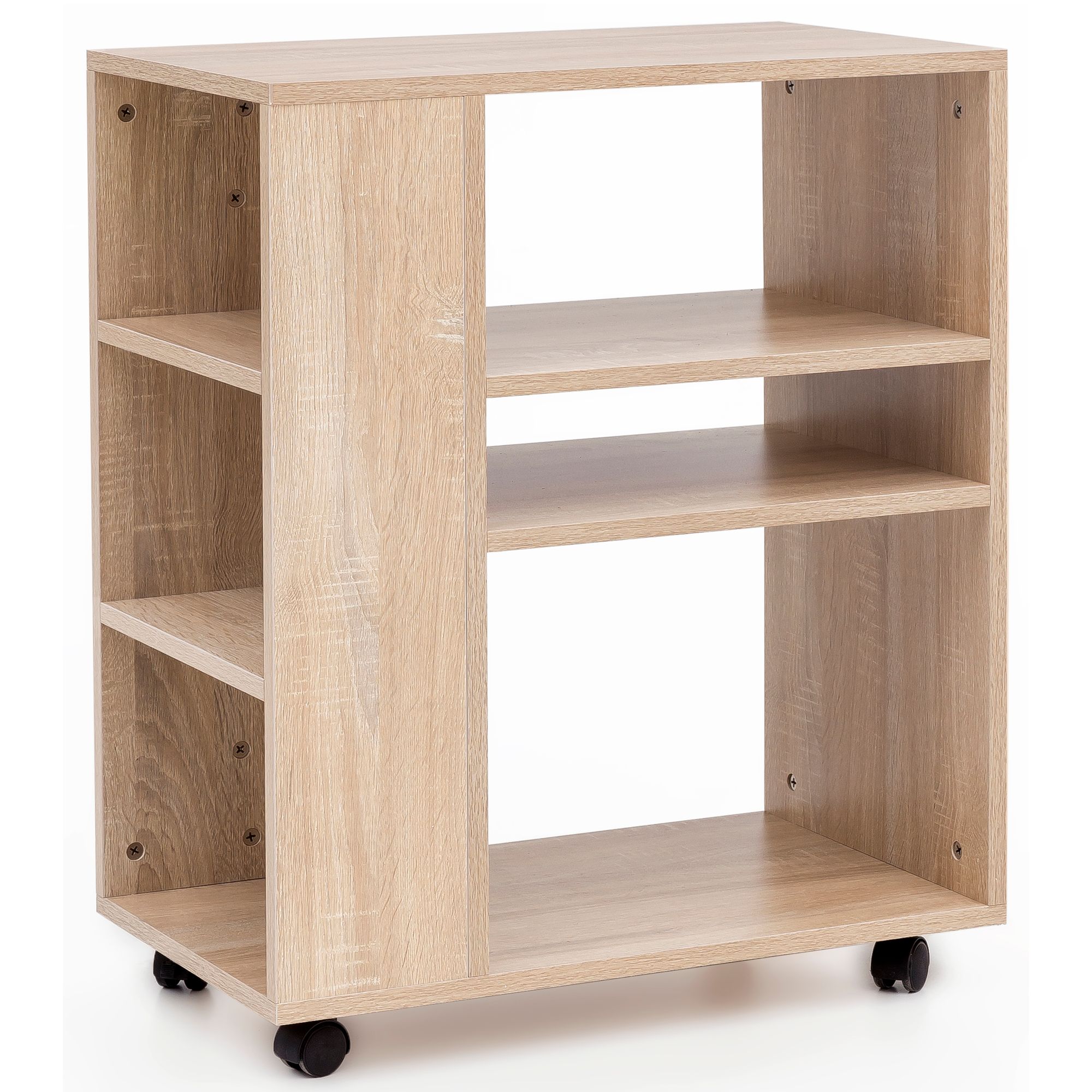 Sonoma-vogn Med Sidebord  60x75x35 Cm