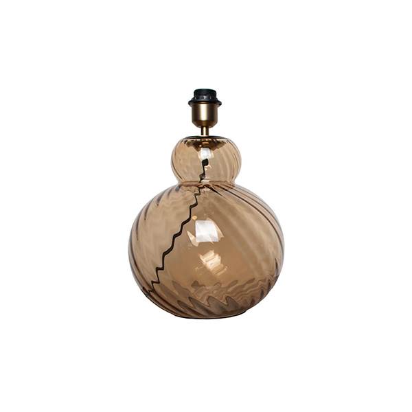 Specktrum Lily Swirl Bordlampe Brown  : Erling Christensen Møbler