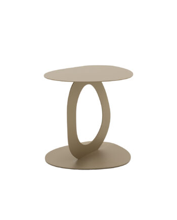 Spinder Design Alto Sidebord  Organisk Champagne Genbrugsstål  45 5x39