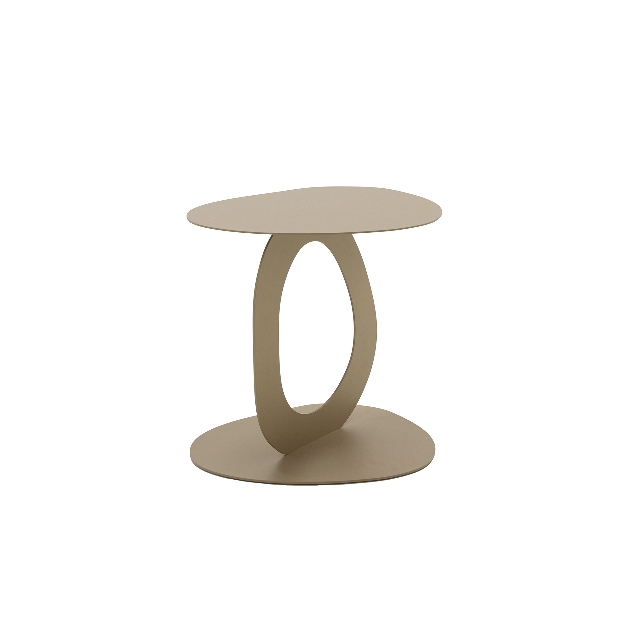 Spinder Design Alto Sidebord  Organisk Champagne Genbrugsstål  45 5x39