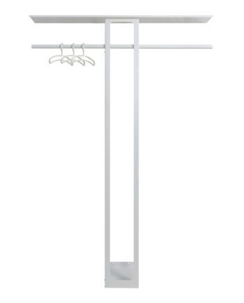 Spinder Design Ando Knagerække  Stor Hvid Stål   :100