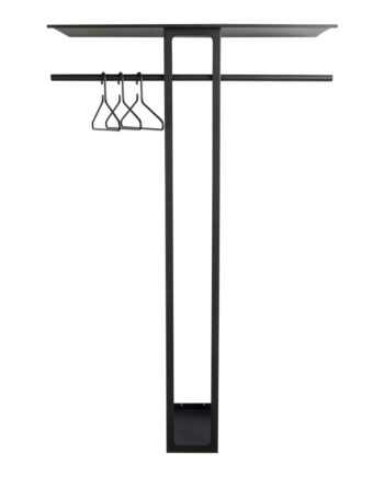 Spinder Design Ando Knagerække  Stor Sort Stål   :100