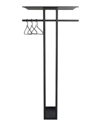 Spinder Design Ando Knagerække  Stor Sort Stål   :70