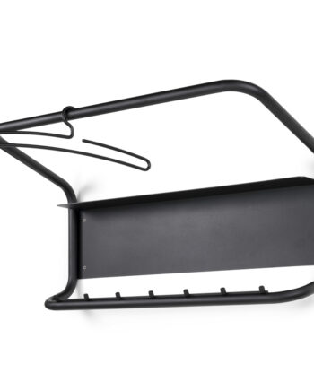 Spinder Design Bend Knagerække       Knager Sort Stål   :80