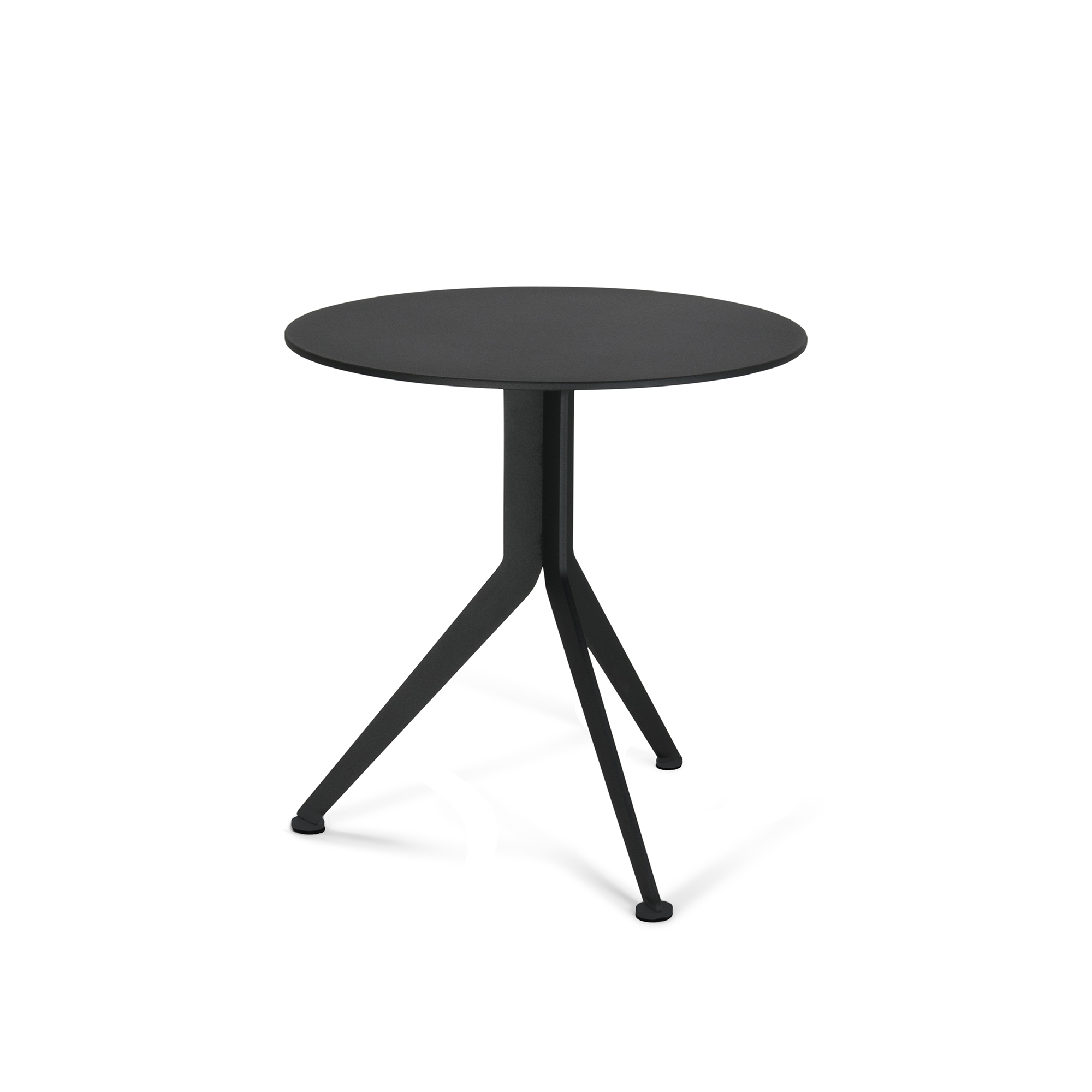 Spinder Design Daley High Sidebord  Rund Sort Stål  ø38