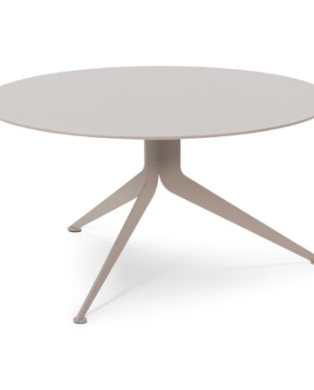 Spinder Design Daley Sofabord  Rund Silky Taupe Stål  ø78