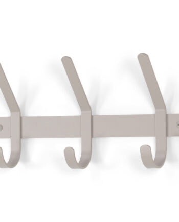 Spinder Design Dexter   Knagerække       Knager Silky Taupe Stål