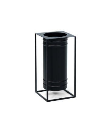 Spinder Design Drip Paraplyholder Sort Stål