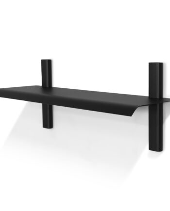 Spinder Design Hola   Væghylde Sort Stål