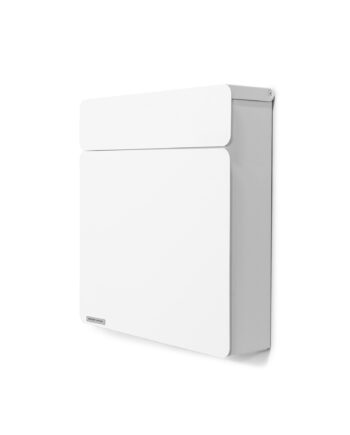 Spinder Design Indbox Postkasse Hvid Stål