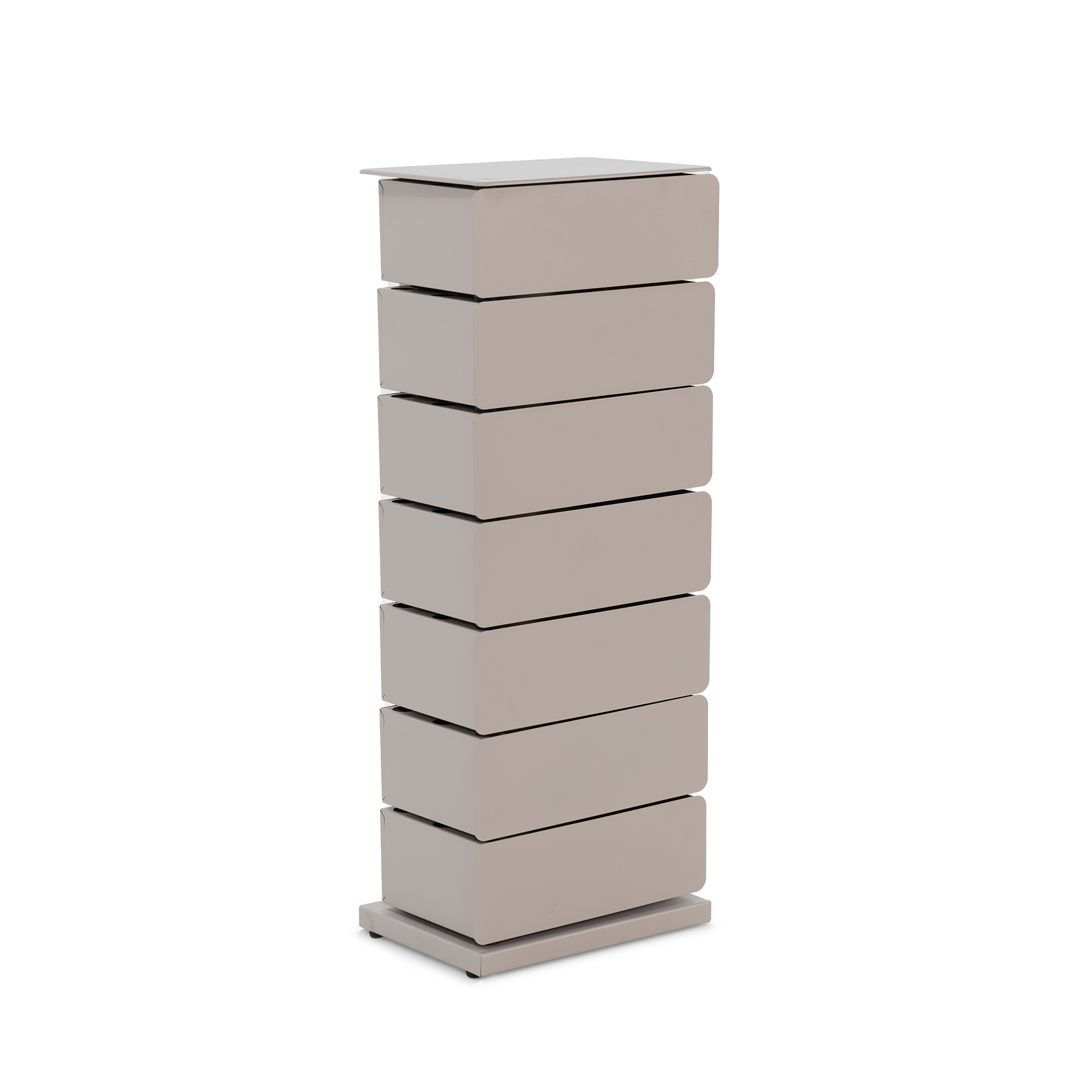 Spinder Design Joey   Kommode       Skuffer Silky Taupe Stål
