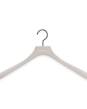 Spinder Design Lotus Tøjbøjle     Drejekrog Silky Taupe Træ Med Gummibelægning  Sæt Af