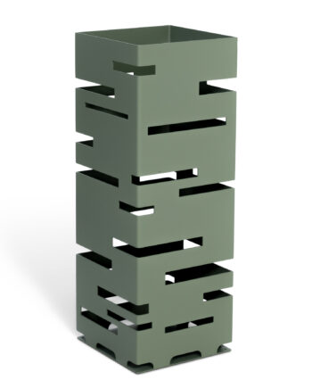 Spinder Design Modern Paraplyholder Støvet Grøn Stål