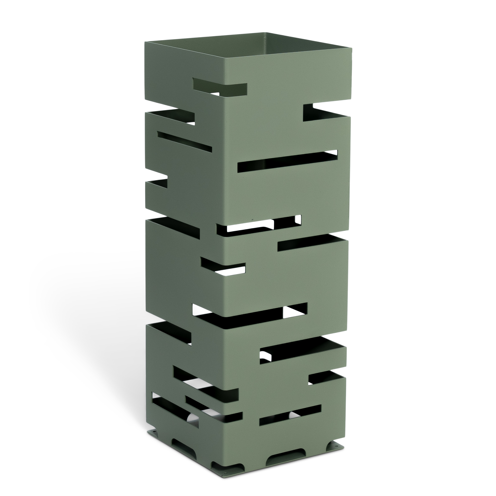 Spinder Design Modern Paraplyholder Støvet Grøn Stål