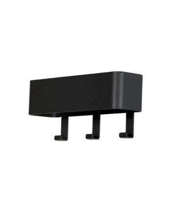 Spinder Design Rektangulær Dax Play Knagerække       Knager Sort Stål