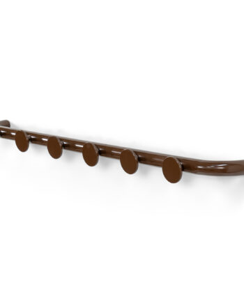 Spinder Design Retro   Knagerække Chokoladebrun Stål
