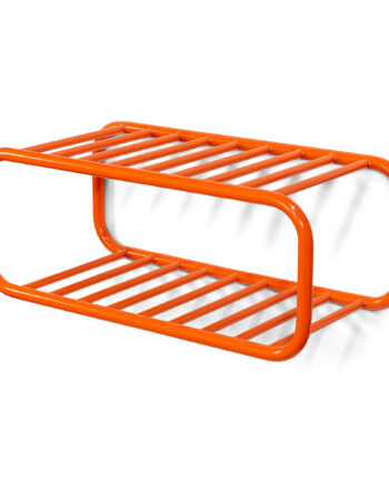 Spinder Design Retro Væghængt Skostativ Pure Orange Stål