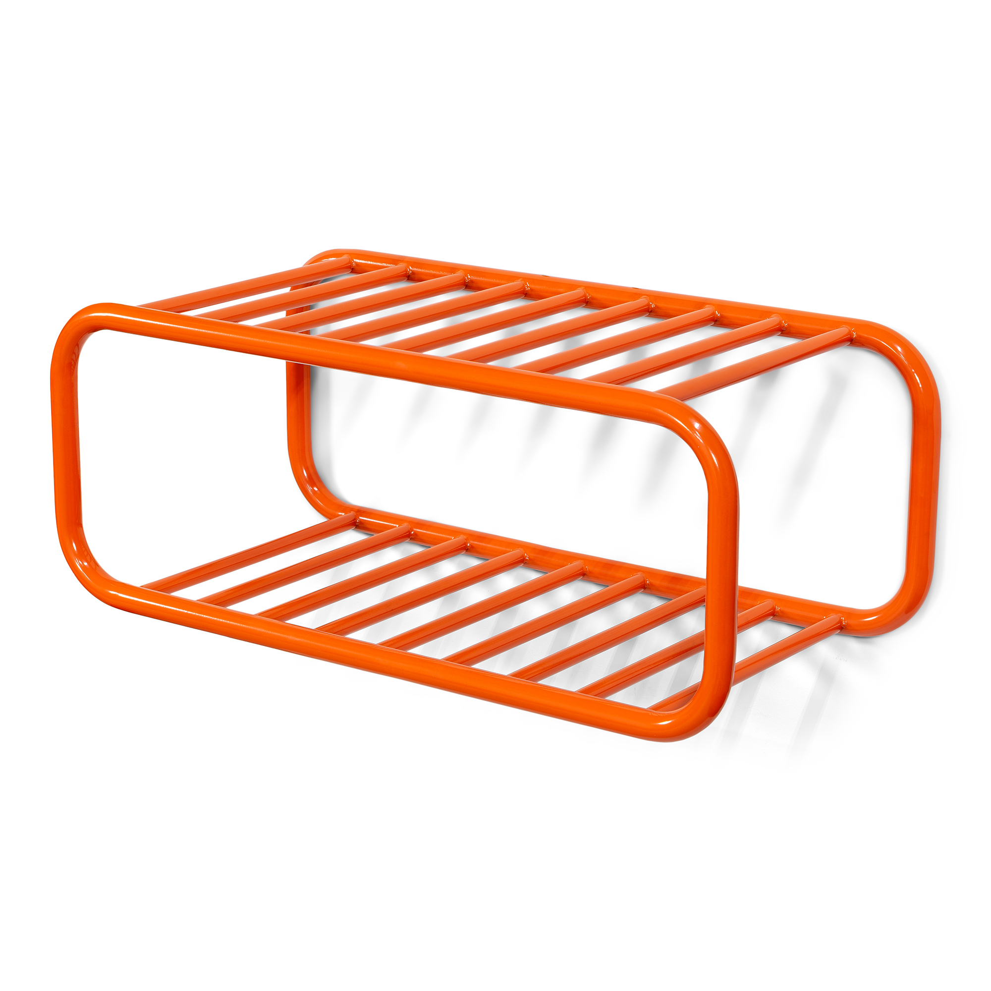 Spinder Design Retro Væghængt Skostativ Pure Orange Stål