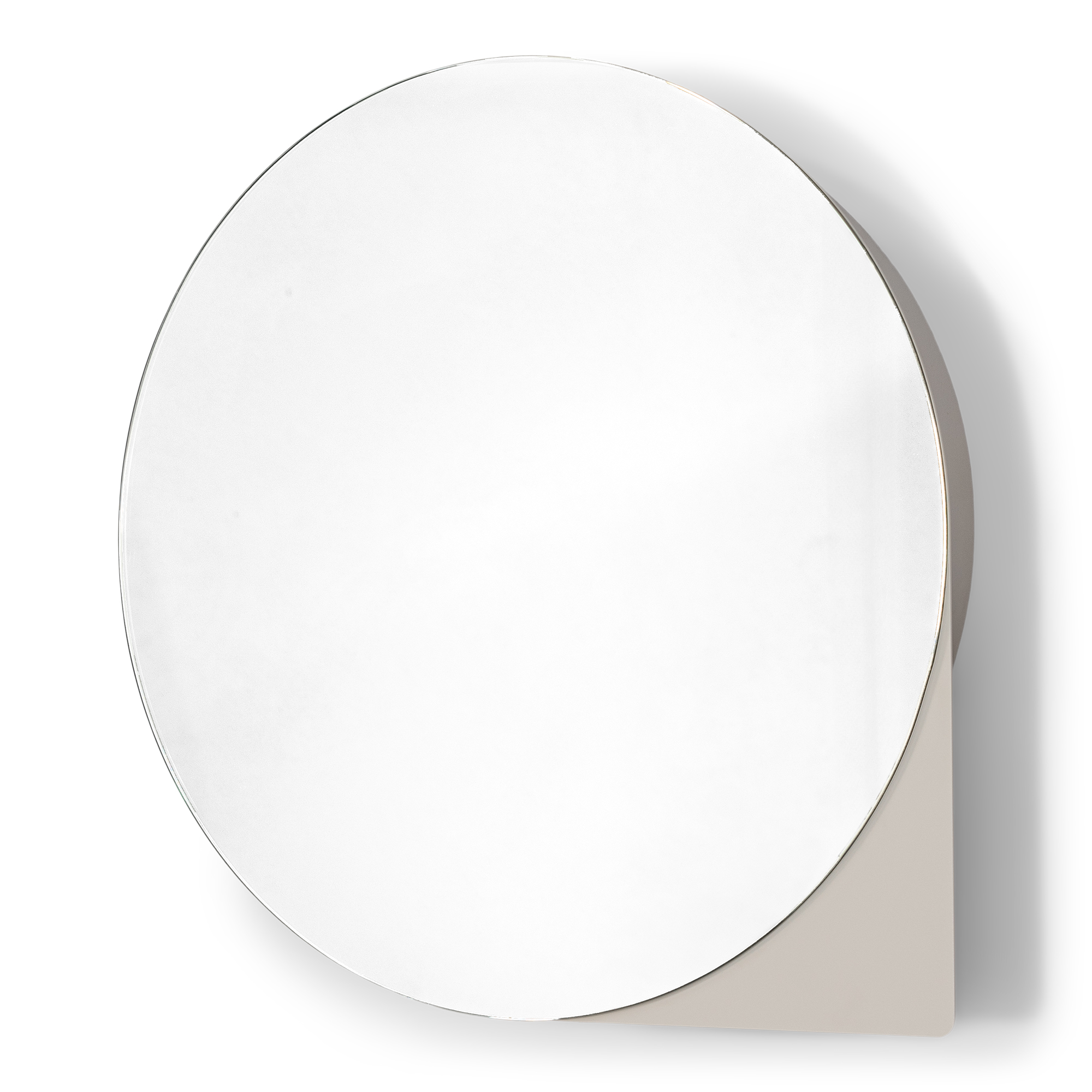 Spinder Design Sonnet Stort Vægspejlskab       Hylder Spejlglas Og Silky Taupe Stål   :55xh:55