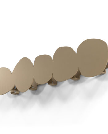 Spinder Design Tumulo Medium Knagerække       Knager Champagne Stål