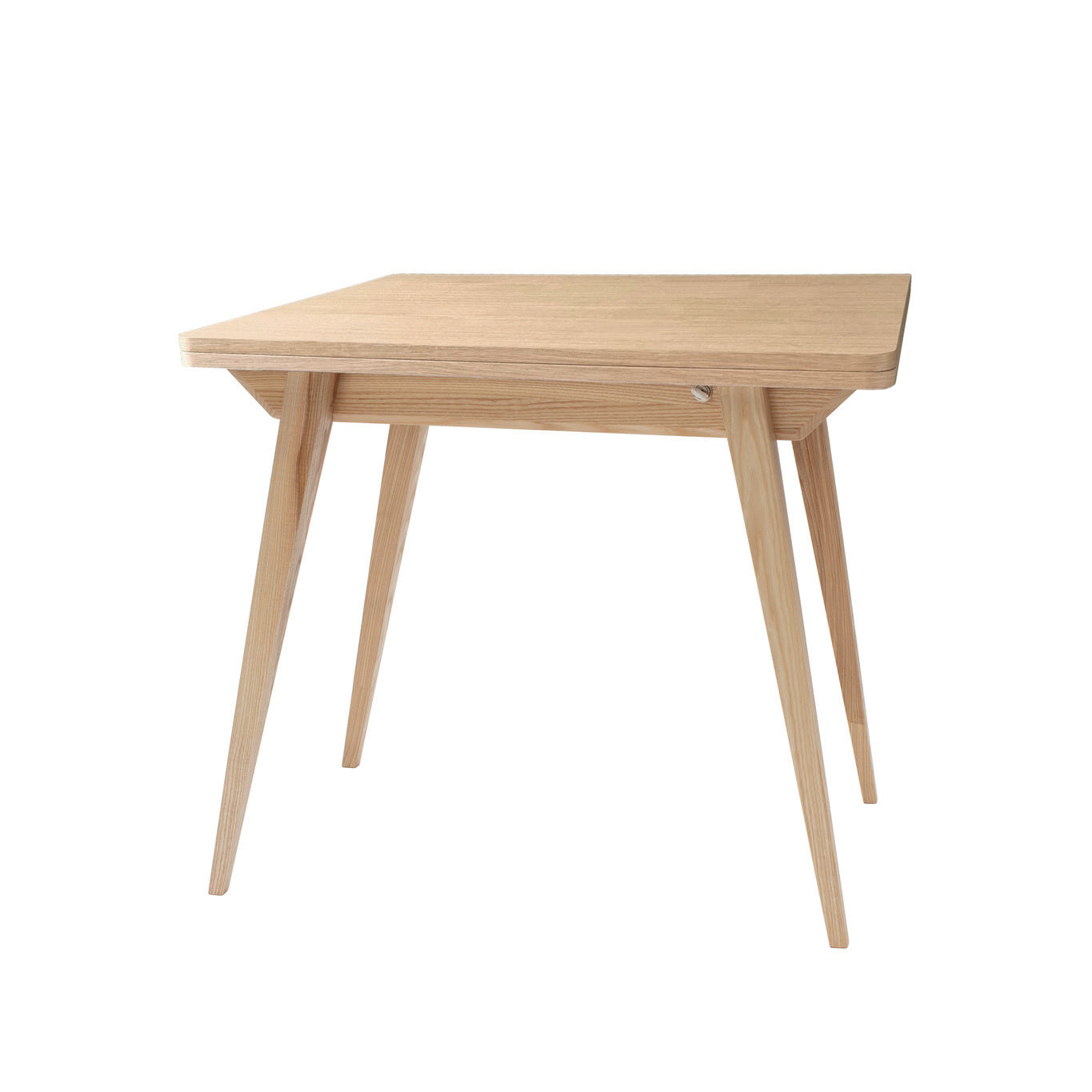 Spisebord Med Udtræk  90x65 Cm  Asketræ  Naturfarvet
