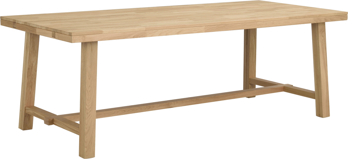 Spisebord Rowico Brooklyn 220ã 95 Cm Massiv Eg Med Børstet Lakeret Finish Fsc-certificeret