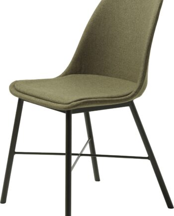 Spisebordsstol Nordique Design Whistler Olivegrøn Polyester  -pak