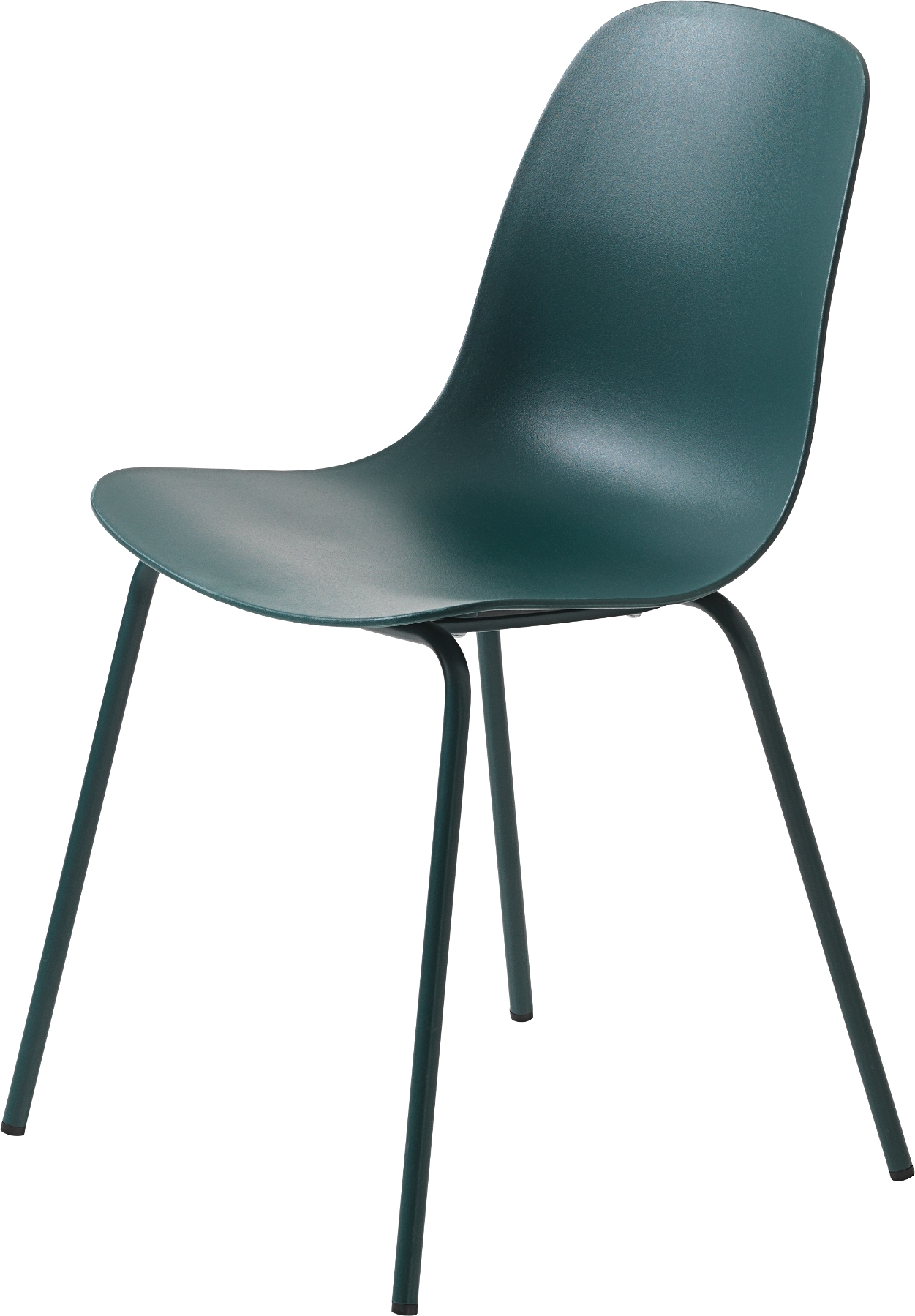 Spisebordsstol Nordique Design Whitby Petroleumsblå Pp-skal   Metalben  Ergonomisk  Robust Op Til 110kg  H84ã B50cm