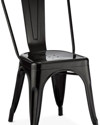 Spisebordsstol Raymond   Hallmark Islay   Lakeret Stål  Sort  H85ã B43ã L51 Cm