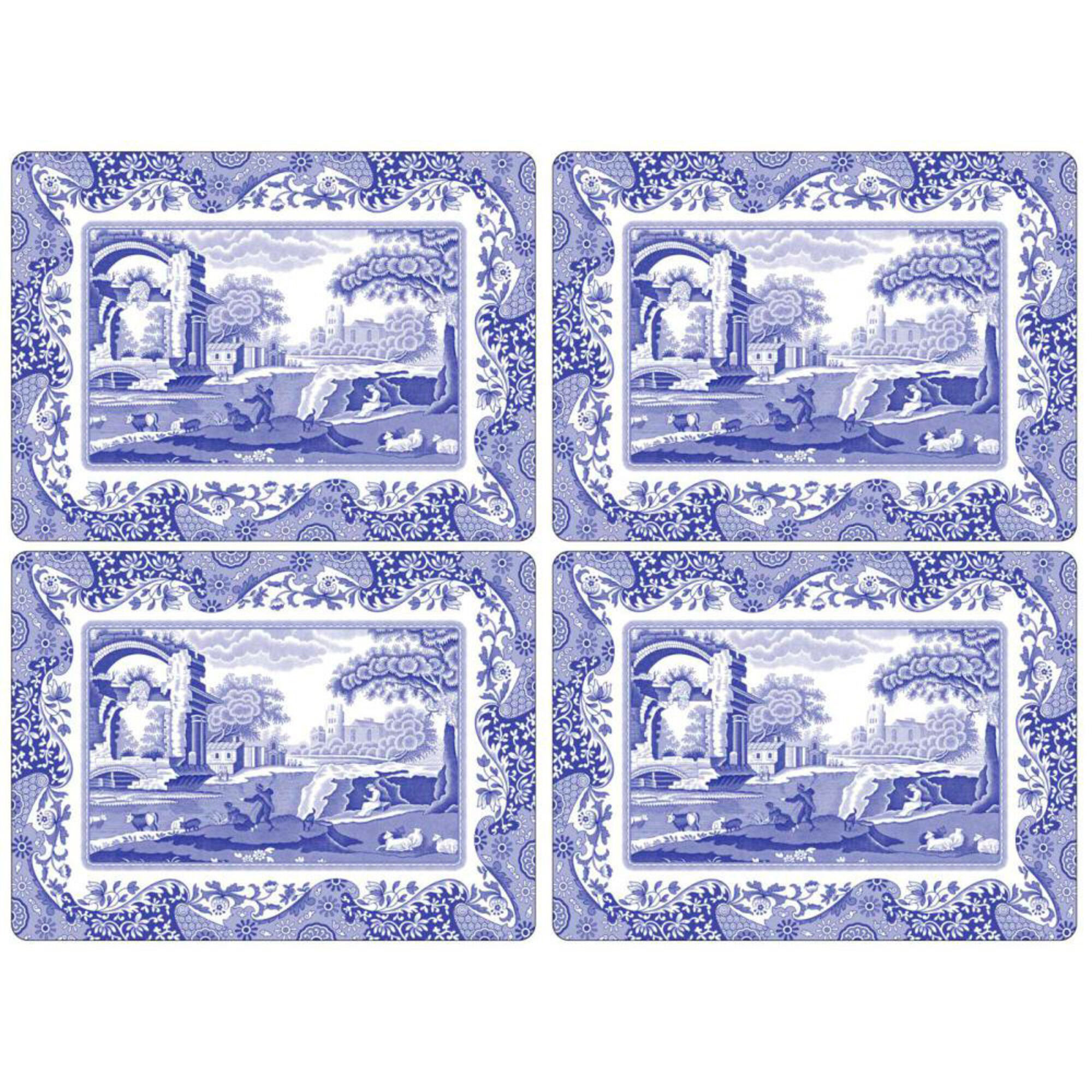 Spode Dækkeservietter  39 Blue Italian 39