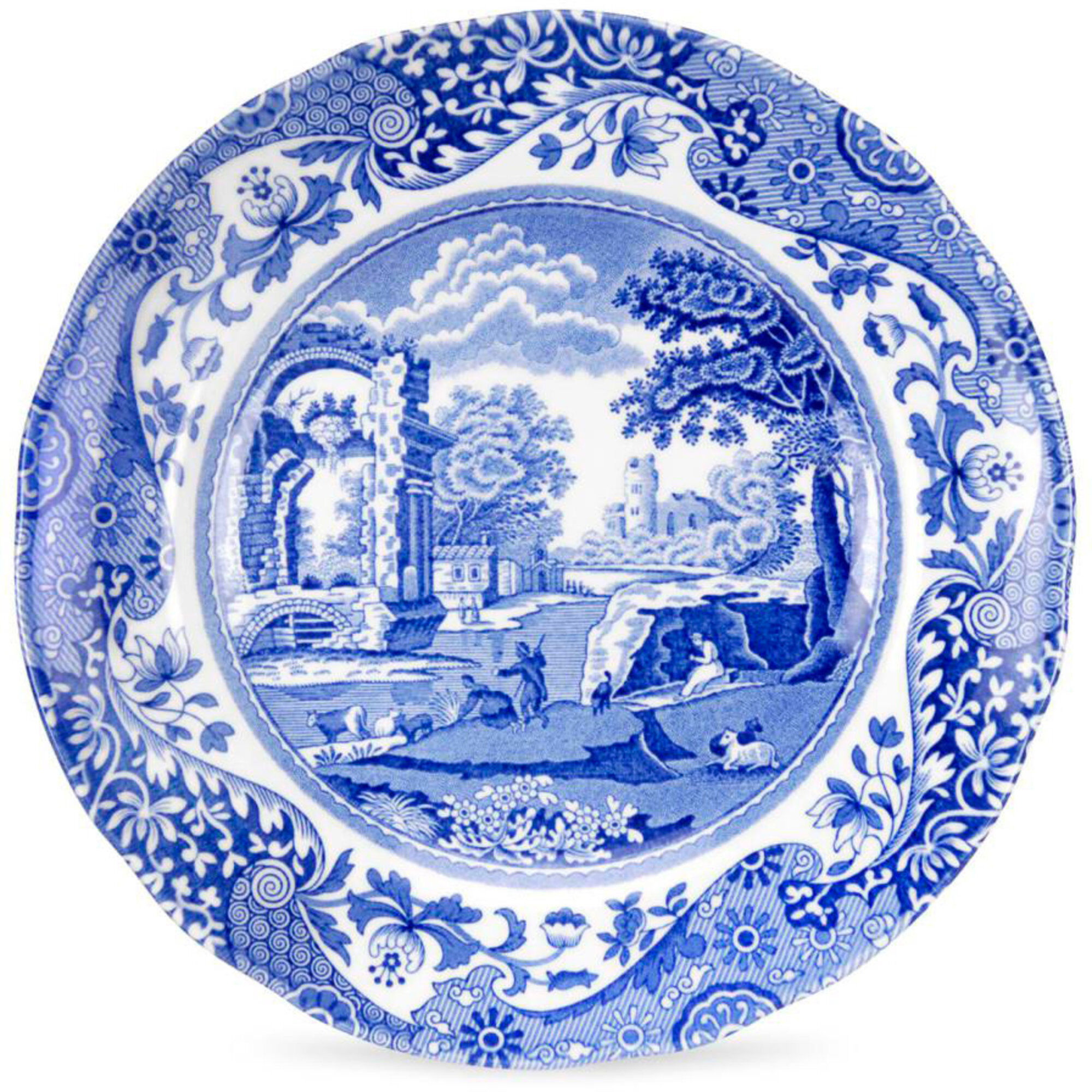 Spode Fad  39 Blue Italian 39