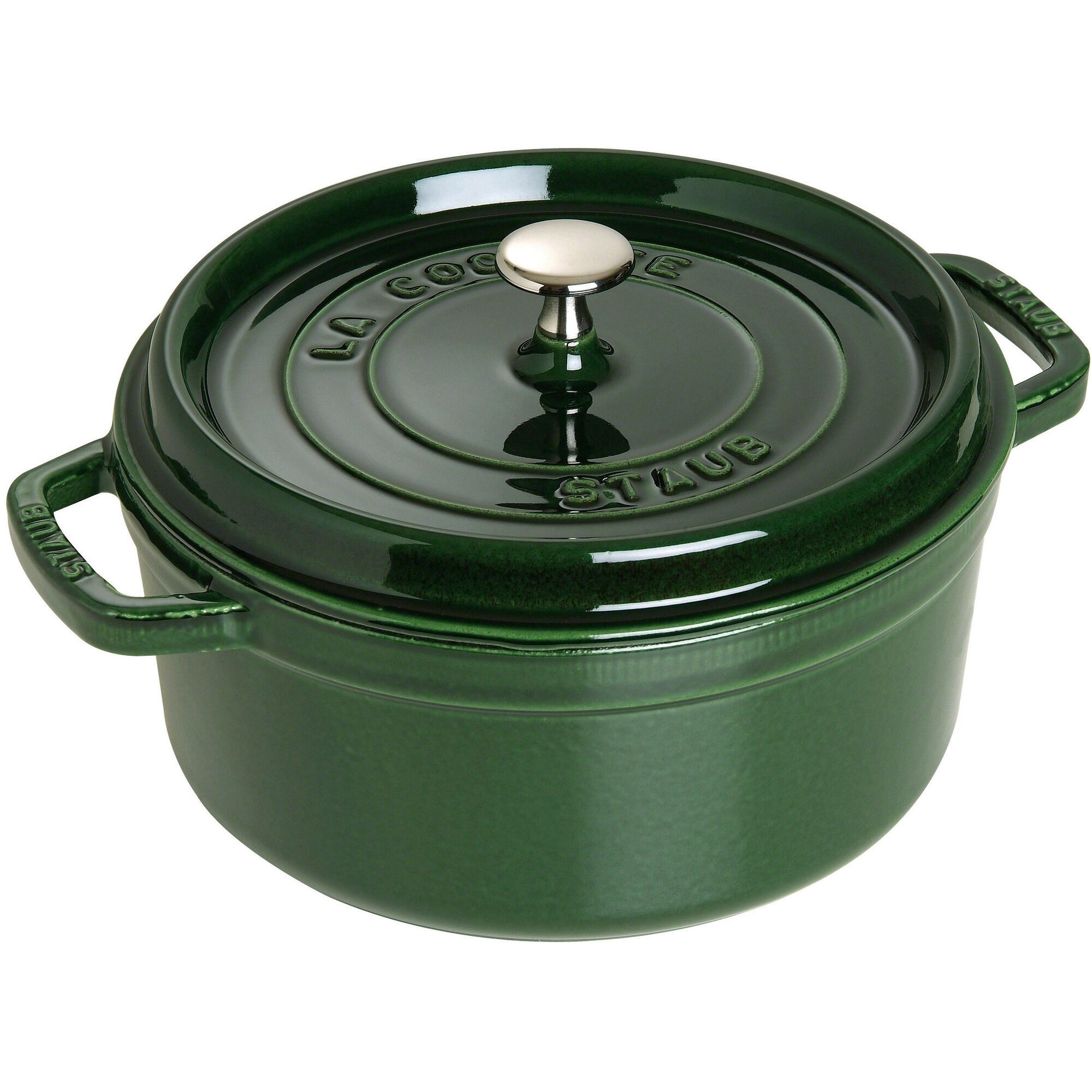 Staub Rund Gryde 26 Cm Liter Basilikumsgrøn