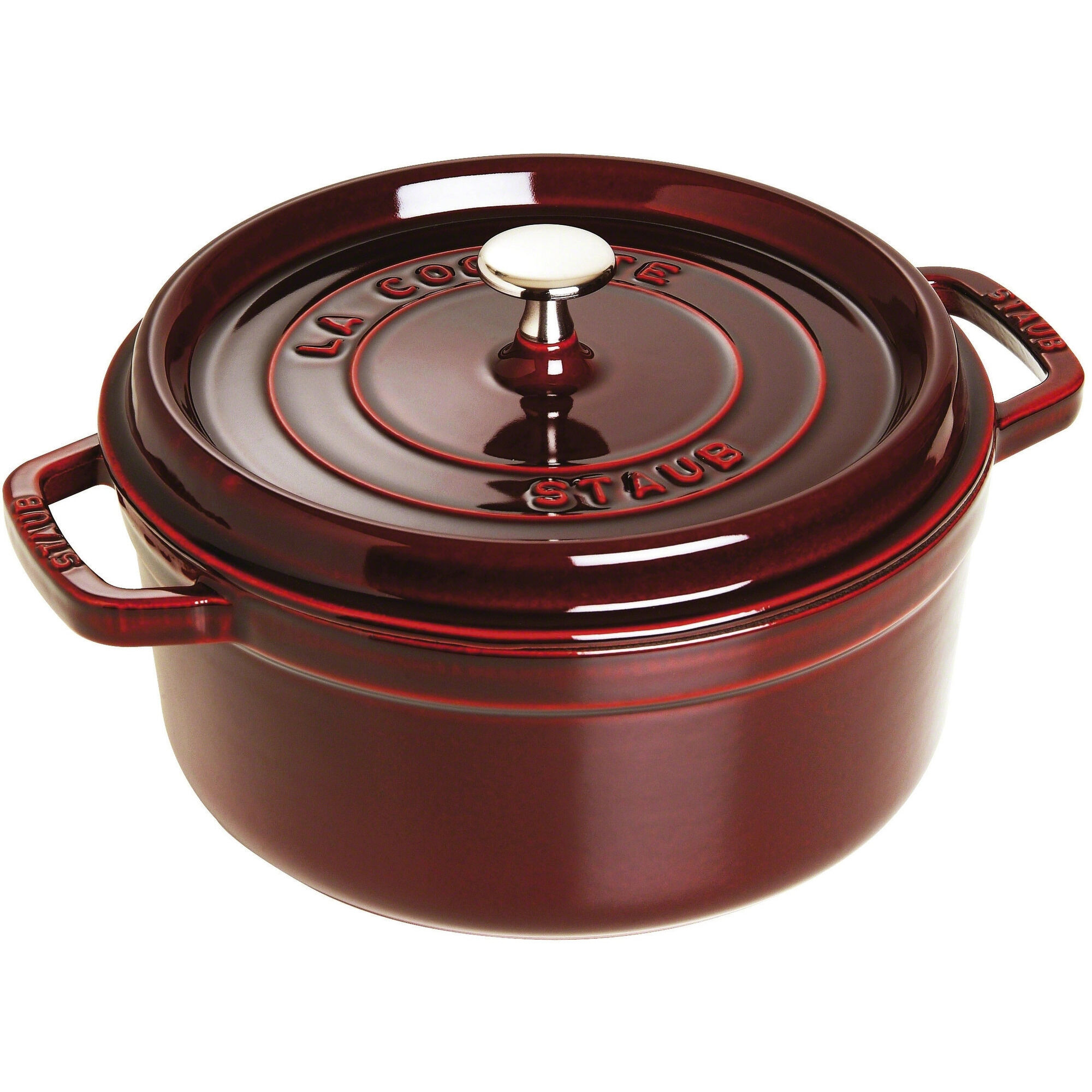 Staub Rund Gryde 26 Cm Liter Grenadine