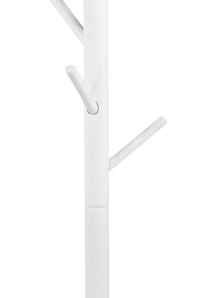 Stumtjener Spinder Design Bro Frakkestativ   Hvidt Gummitræ ø36   170 Cm