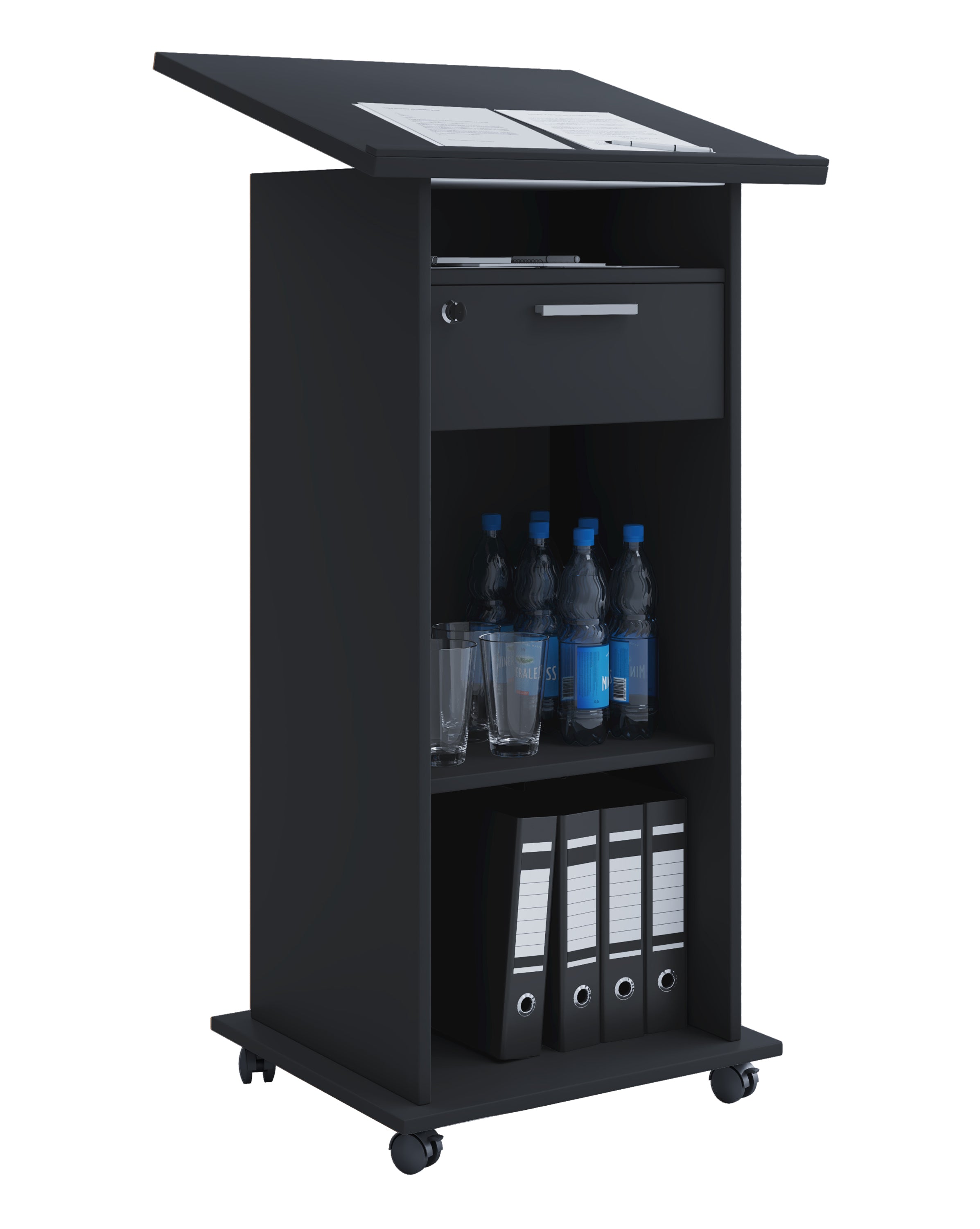Talerstol     109-120      60      50 Cm  Sort