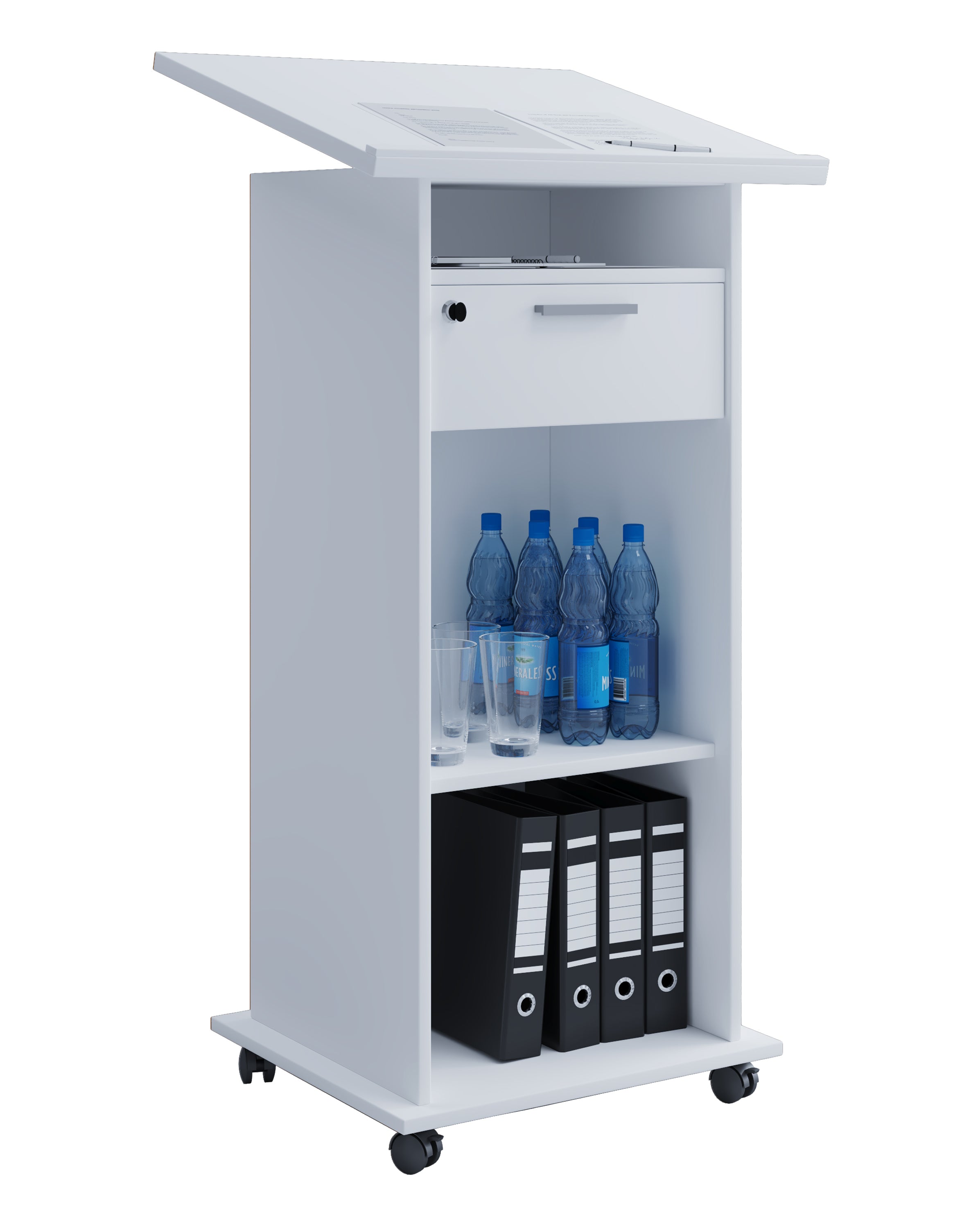 Talerstol     109-120      60      50 Cm  Hvid