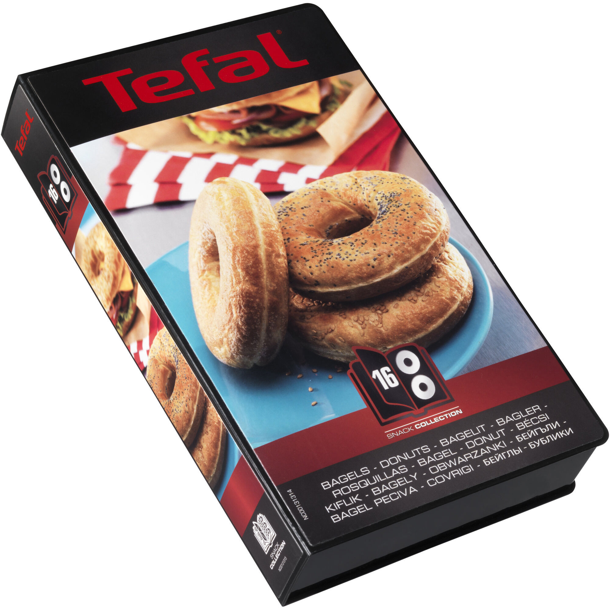 Tefal Snack Collection Plader: Bagels Donuts 16