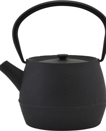 Tekande Nicolas Vahé Cast   Sort Støbejern Og Rustfrit Stål ø12   H17   Cm