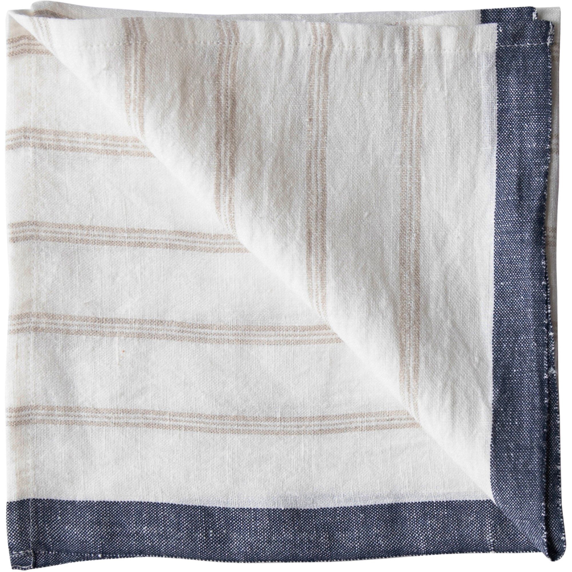 Tell Me More Maya Serviet 50x50 Cm Natural Stripe