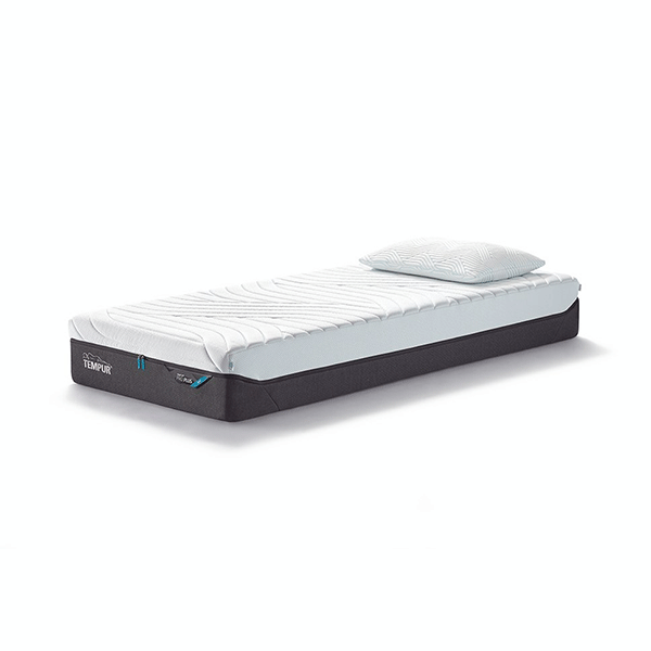 Tempur Pro Plus Coolquilt Madras 70x200 Cm Medium Ash Grey  : Erling Christensen Møbler