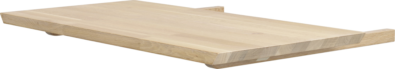 Tillægsplade Rowico Carradale Hvidkalket Massiv Eg 50   100 Cm