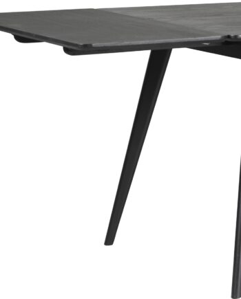 Tillægsplade Til Spisebord Rowico Yumi Sort Askefiner Mdf 90x45 Cm