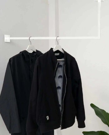 Tøjstang Simple Hangin  B100 Cm  Hvid  30 Cm