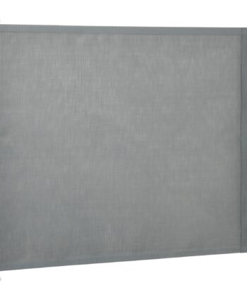 Trappeport Metal Og Plast   75-85x76 Cm Grå   Sikkerhedsport Til Børn Og Kæledyr